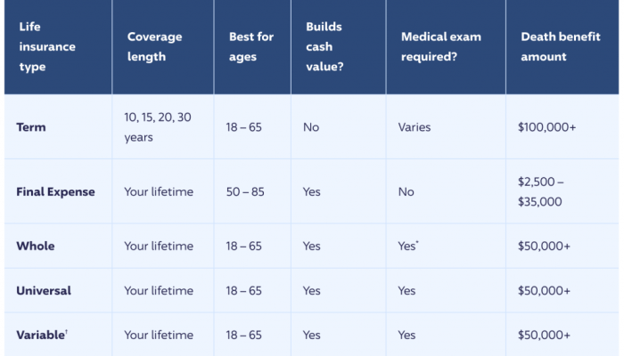 Insurance life comparison quotes term compare quote chart whole policy types universal rates different agent comparing quotesbae which online motivational